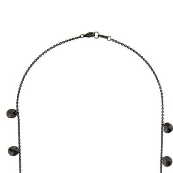 IPPOLITA 18K YELLOW GOLD & STERLING SILVER HAMMERED PAILLETTE NECKLACE - Picture 4 of 6